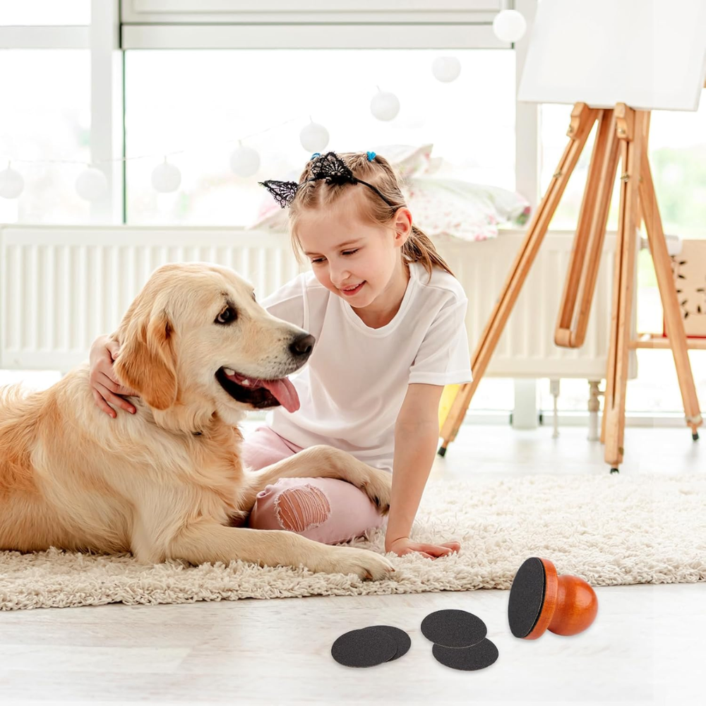 Dog Nail Filing Toy with Built-In Scratch Pad – Natural Nail Maintenance for Puppies & Adult Dogs