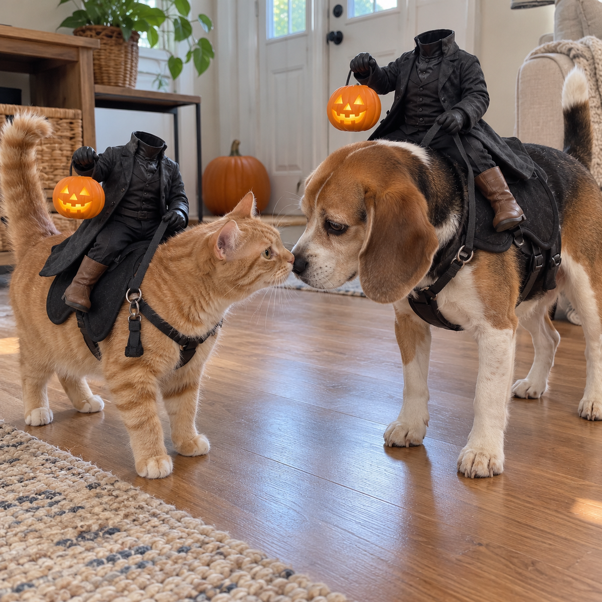 BooRider™ - Headless Horseman Halloween Pet Costume