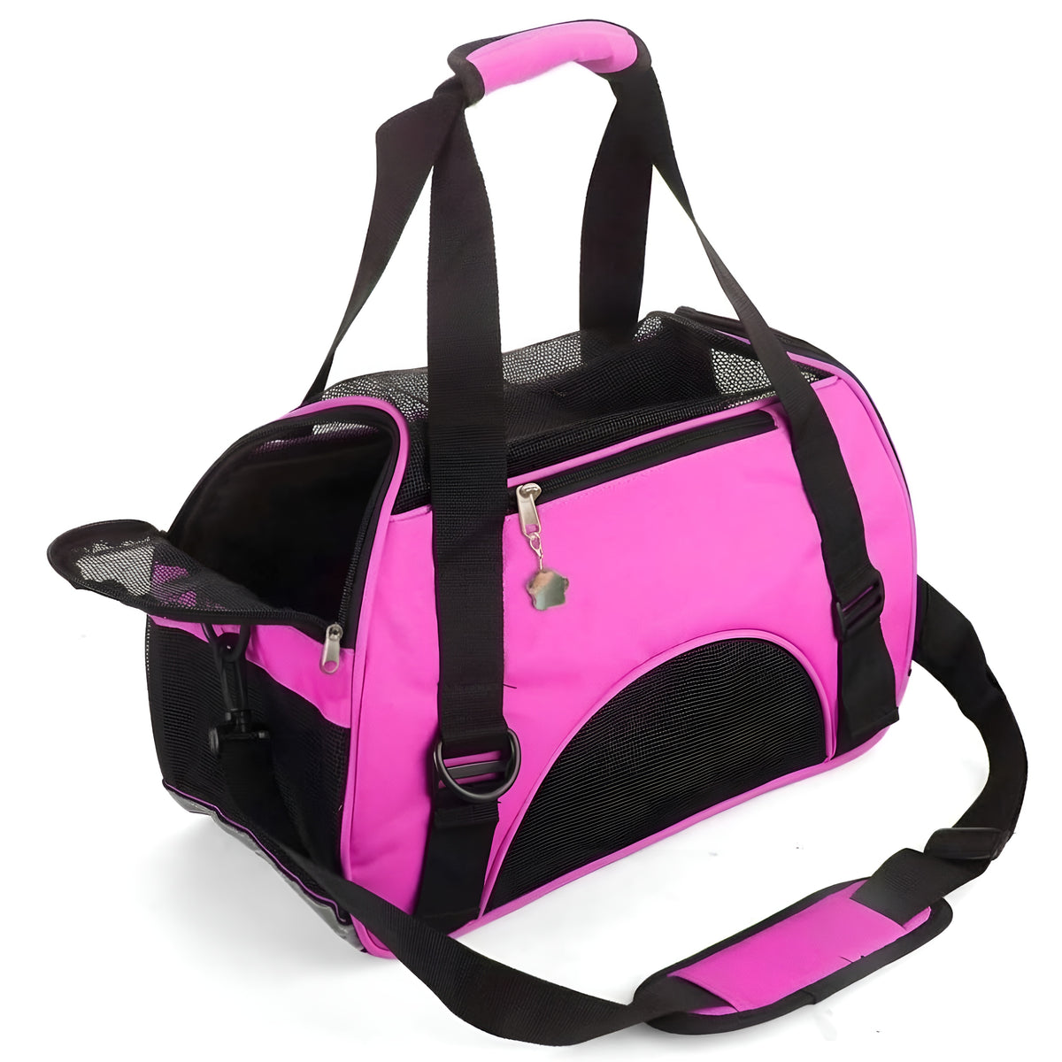 Foldable Airline-Approved Soft-Sided Pet Carrier Bag for Cats & Small Dogs