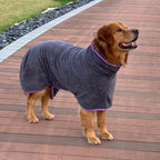 Adjustable Quick-Dry Pet Bathrobe for Dogs & Cats