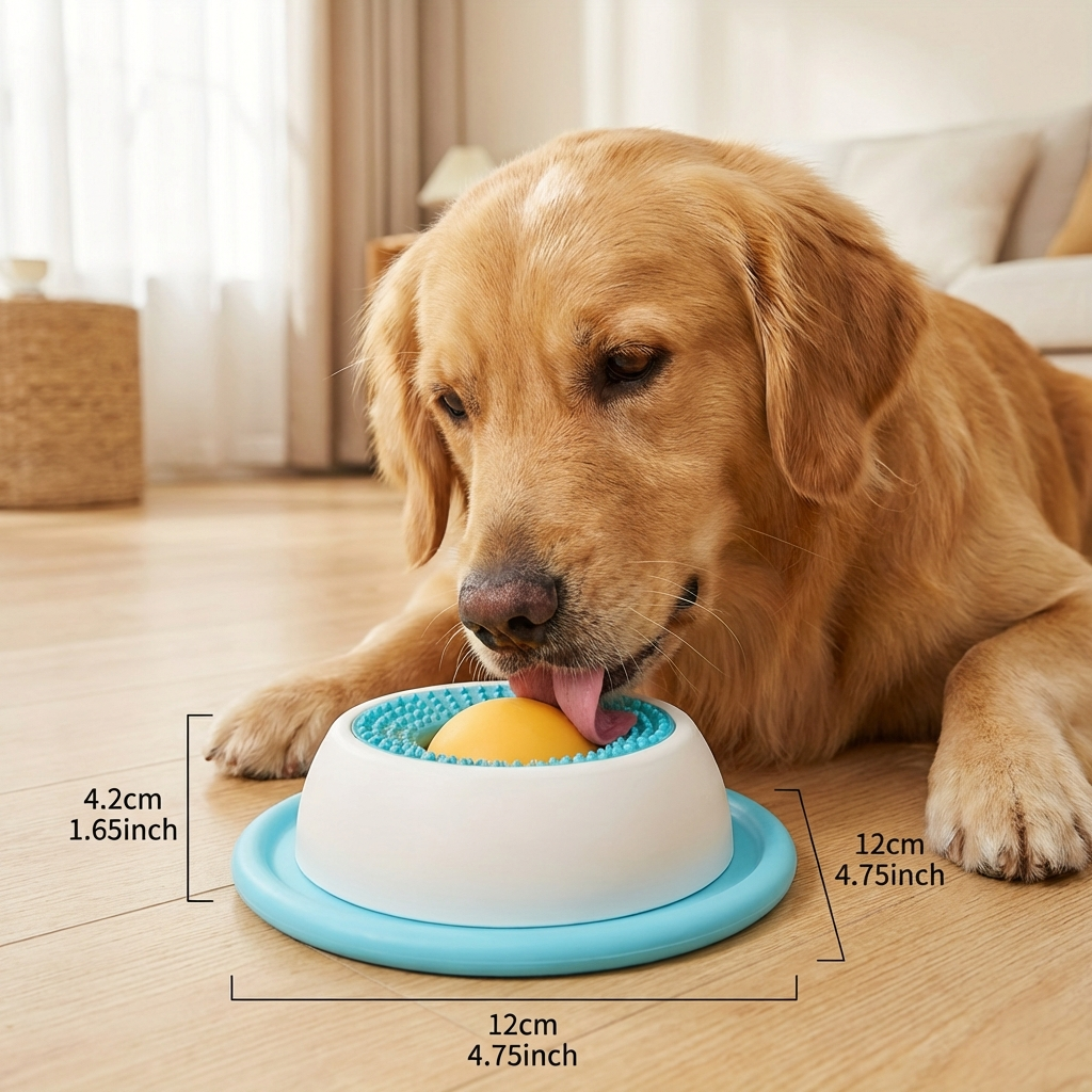 Interactive Dog Lick Mat – Slow Feeder Enrichment Toy for Calm, Stress-Relieving Play
