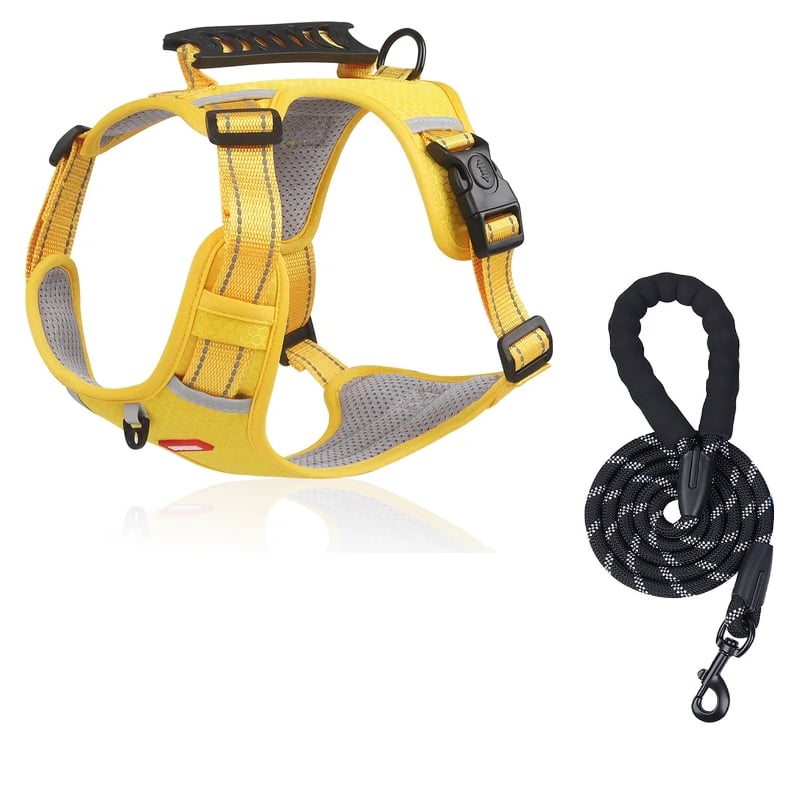 🐶 No-Pull Dog Harness – Breathable, Safe & Escape-Proof for Small to Large Dogs