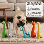 XXL Durable Teeth-Cleaning Latex Dog Chew Toy