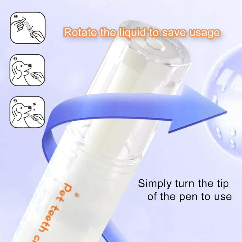 Pet Dental Cleaning Pen – Gentle Plaque & Tartar Remover for Dogs & Cats