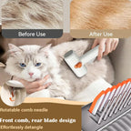 2-in-1 Deshedding Pet Comb for Dogs & Cats — Gentle Detangling & Grooming