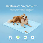 Portable Pet Cooling Mat – No Gel, No Freezing, Instant Relief in Seconds
