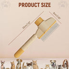 🔥 Self-Cleaning Pet Flea Comb & Grooming Brush for Dogs & Cats