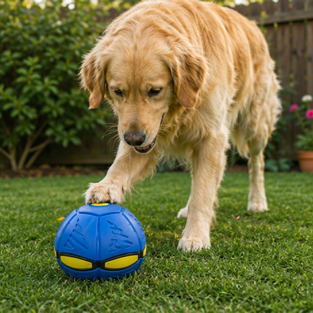 Interactive Flying Fetch Dog Ball – Fun, Fast & Engaging Toy for Energetic Dogs