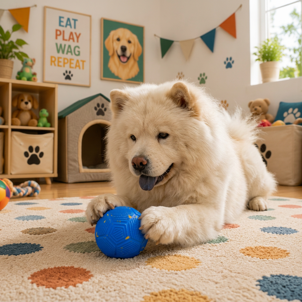 Eco-Friendly Bite-Resistant Smart Auto-Motion Dog Ball