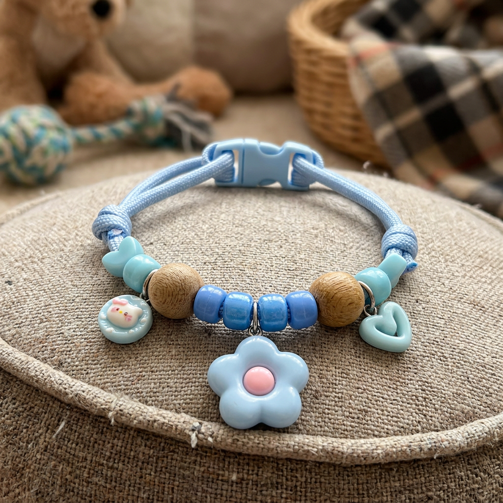 Adorable Insect-Repellent Dog Collar – Safe, Soft & Stylish