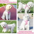 Soft Mesh Adjustable Pet Harness for Small Dogs & Cats