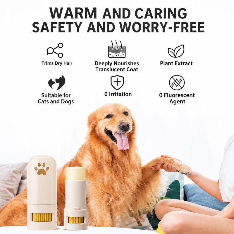 Botanical Pet Paw Balm — Soothing Stick for Dry Paws & Noses (Cats & Dogs)