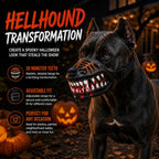 Terrifying Hellhound Dog Muzzle – Halloween Pet Costume Accessory