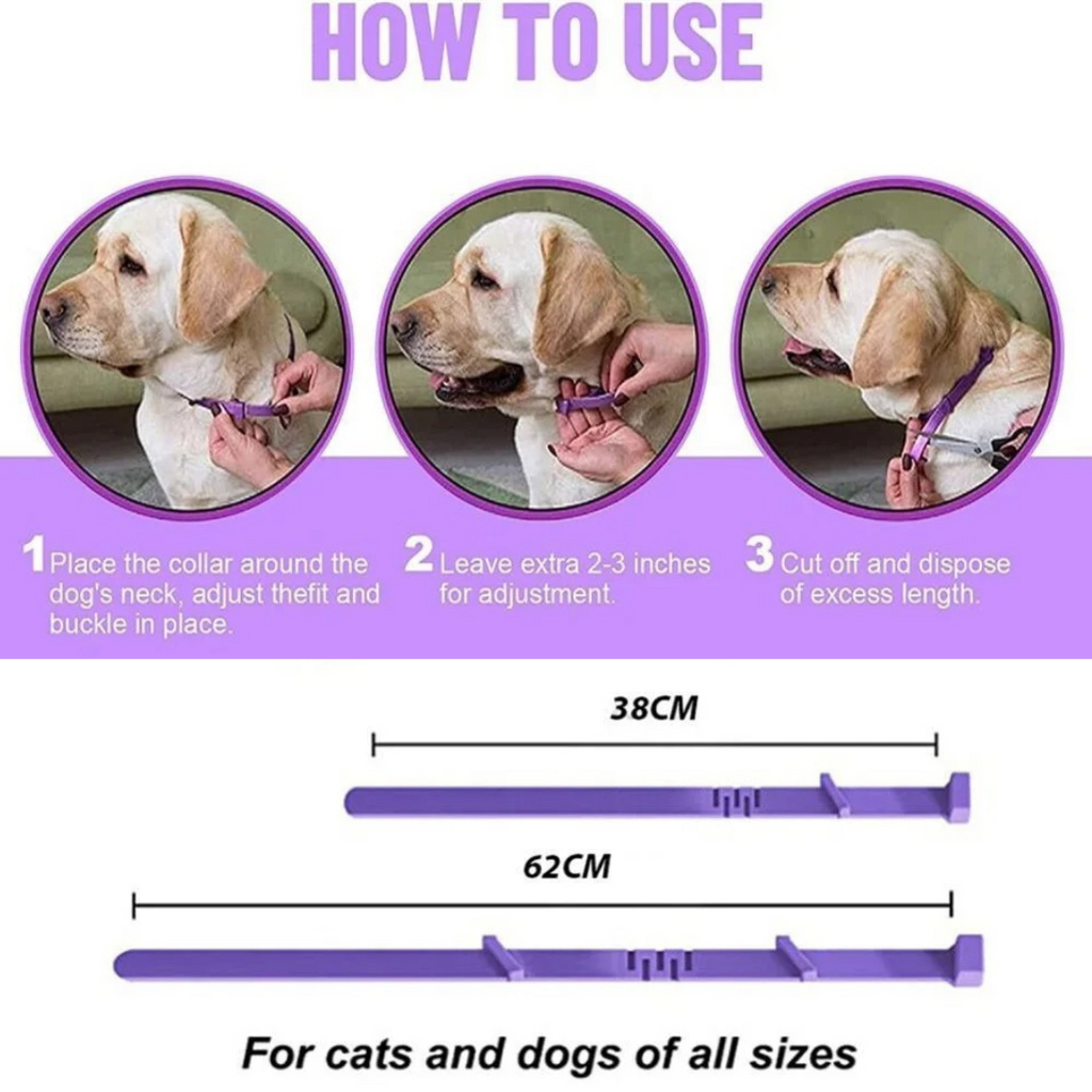 Pheromone Calming Collar for Dogs & Cats – Natural Stress Relief