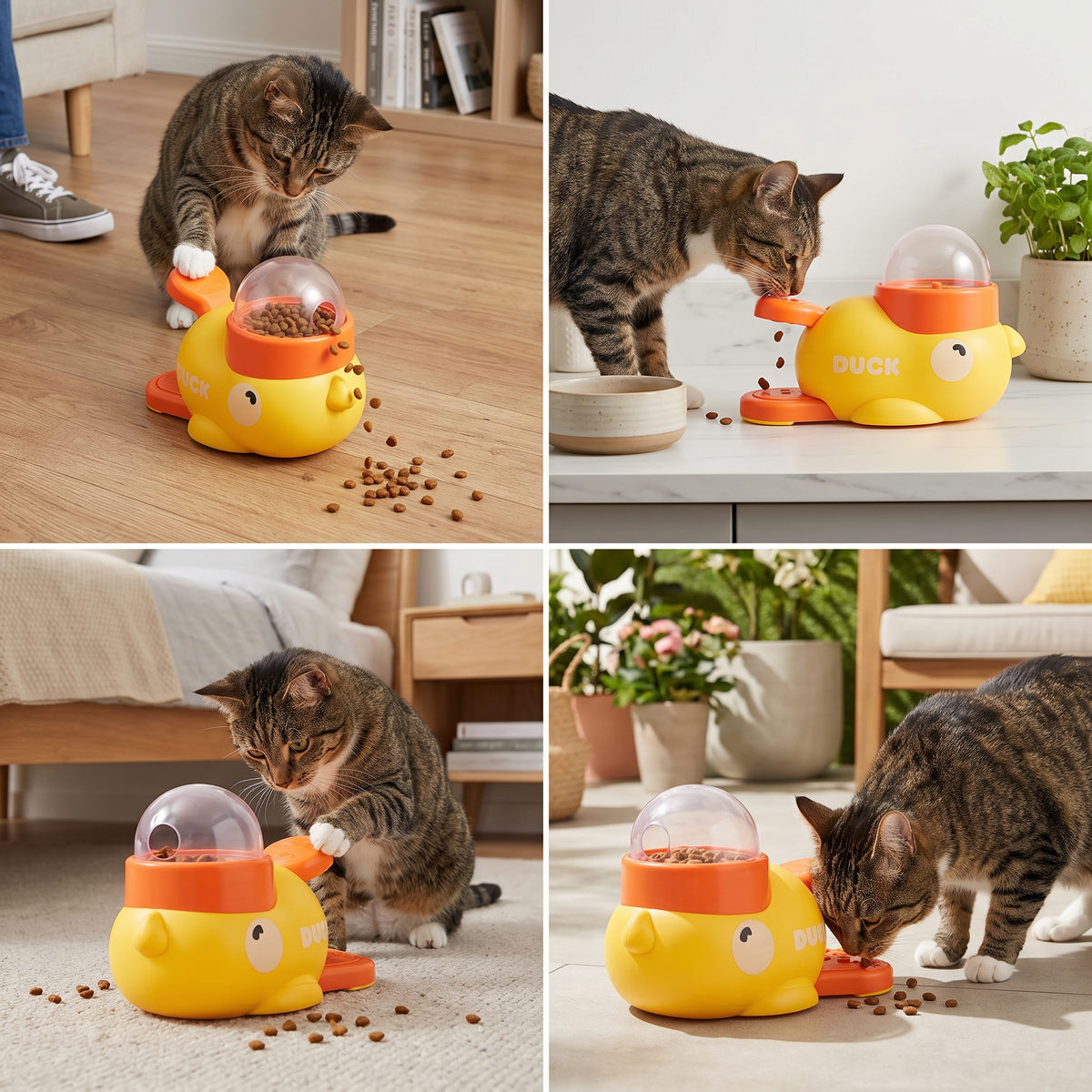 Interactive Cat Food Puzzle Toy — Slow Feed & Mental Stimulation Dispenser