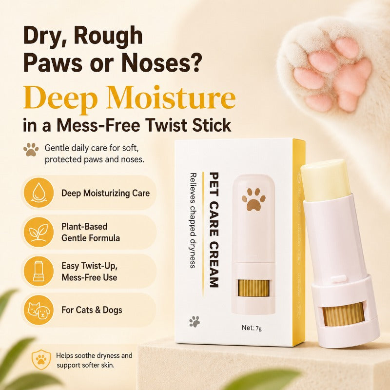 Botanical Pet Paw Balm — Soothing Stick for Dry Paws & Noses (Cats & Dogs)