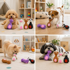 Durable Eco-Friendly Latex Squeaky Dental Dog Toy