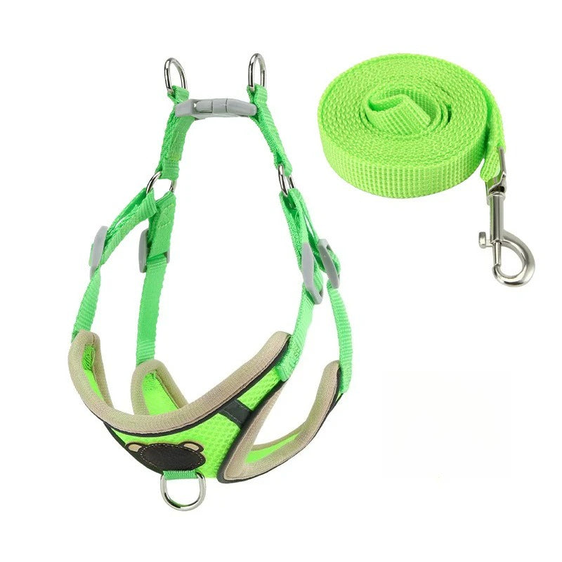 Adjustable Air Mesh Dog & Cat Harness – Breathable, Secure, Reflective
