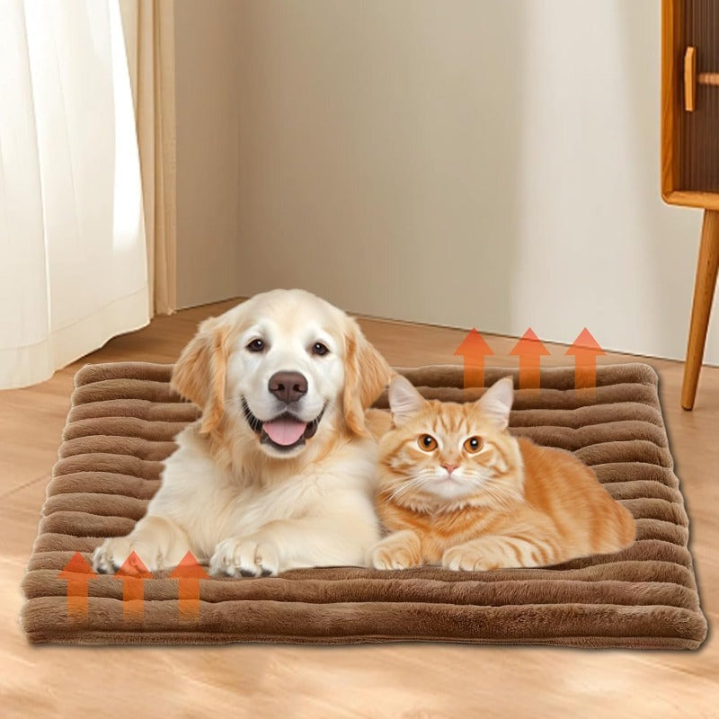 Self-Warming Pet Bed for Dogs & Cats – No Electricity Needed