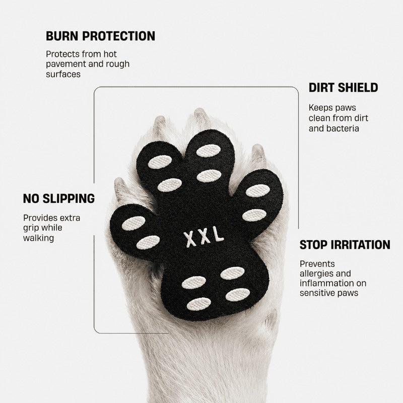 Anti-Slip Dog Paw Grips – Reusable Silicone Traction Pads for Hard Floors