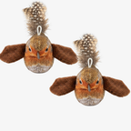 2-Pack Realistic Feathered Bird Cat Toys with Chirping Sound – Interactive Plush for Cats