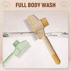 🔥 Self-Cleaning Pet Flea Comb & Grooming Brush for Dogs & Cats