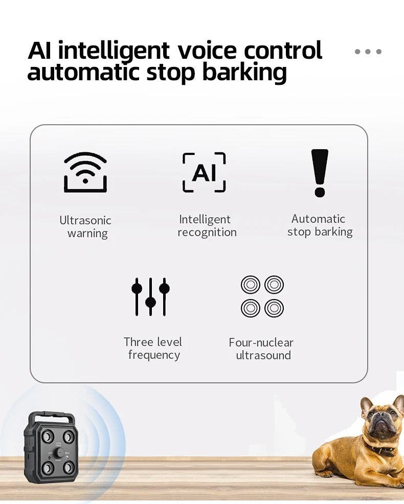 Ultrasonic Anti-Bark Training Device for Dogs — Humane, Effective & Portable