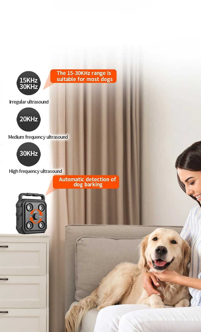 Ultrasonic Anti-Bark Training Device for Dogs — Humane, Effective & Portable