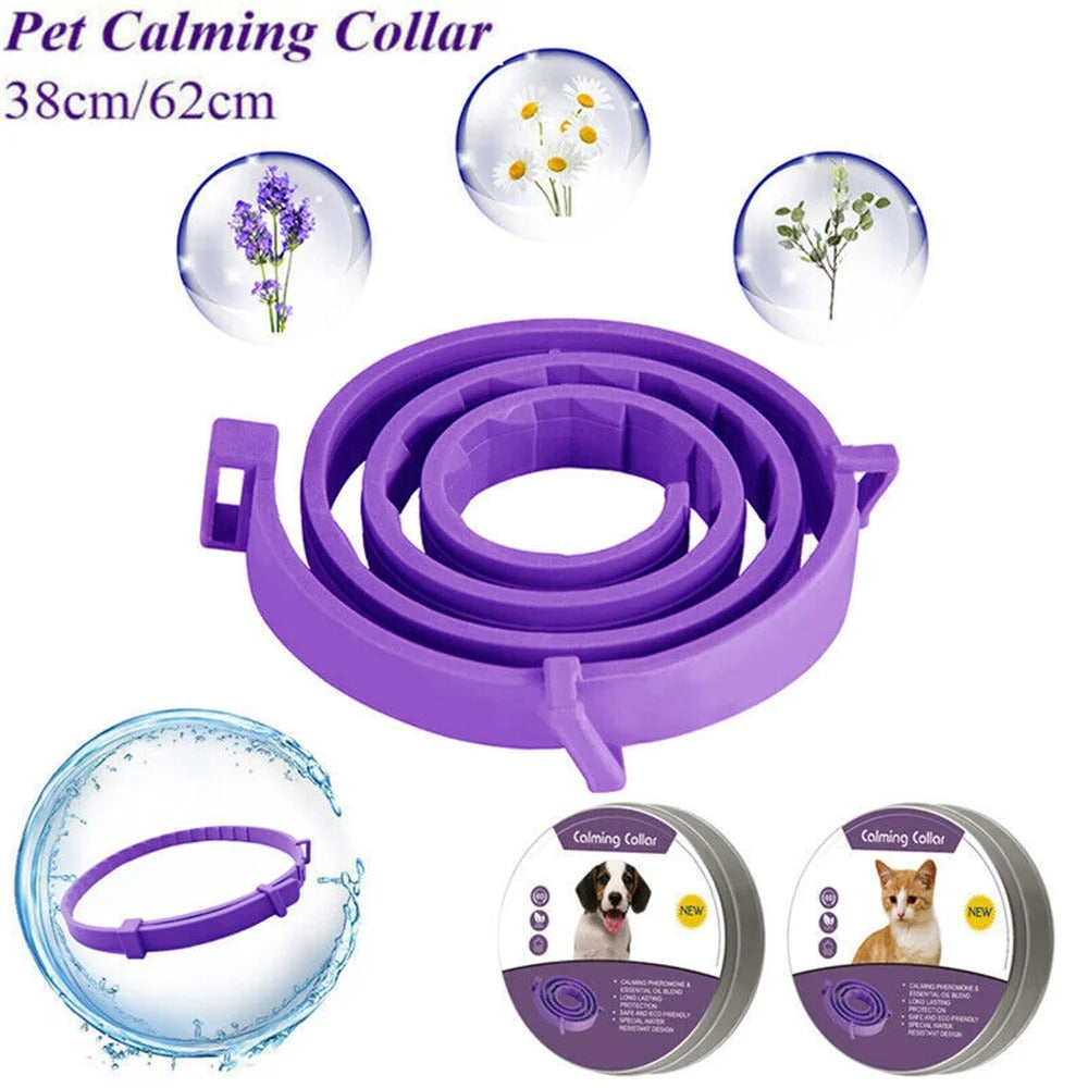 Pheromone Calming Collar for Dogs & Cats – Natural Stress Relief