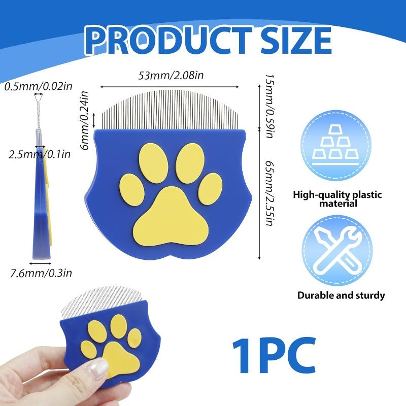 Ultra-Fine Pet Tear Stain Comb for Cats & Dogs