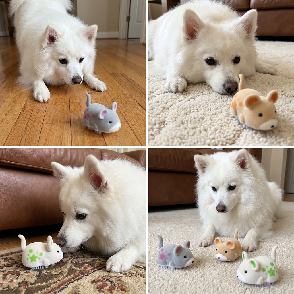 Active Hamster Indoor Dog Toy – Interactive Rolling Toy for Mental Stimulation & Indoor Exercise