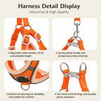 Adjustable Air Mesh Dog & Cat Harness – Breathable, Secure, Reflective