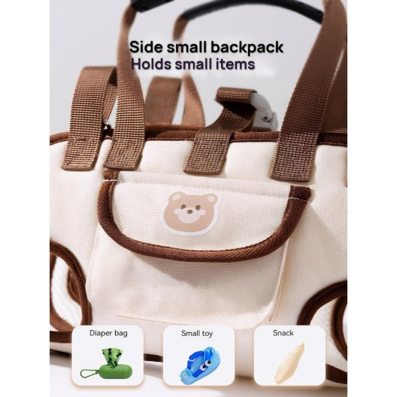EasyGo Crossbody Pet Carrier Harness – Hands-Free Dog & Cat Carrier Bag