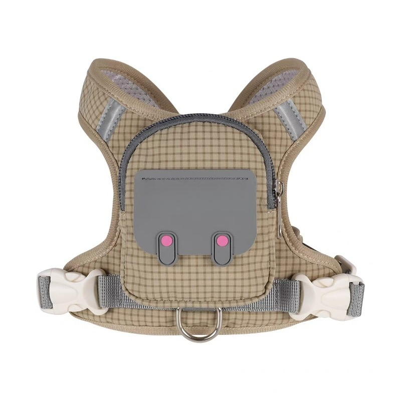 Dog Backpack Harness Set – Adjustable Pet Carrier & Walking Harness Combo