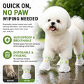 No-Wipe Waterproof Dog Paw Covers – Disposable Booties for Mud, Rain & Snow