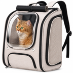 3D Ergonomic Pet Backpack Carrier – Comfortable, Ventilated & Secure for Cats & Small Dogs
