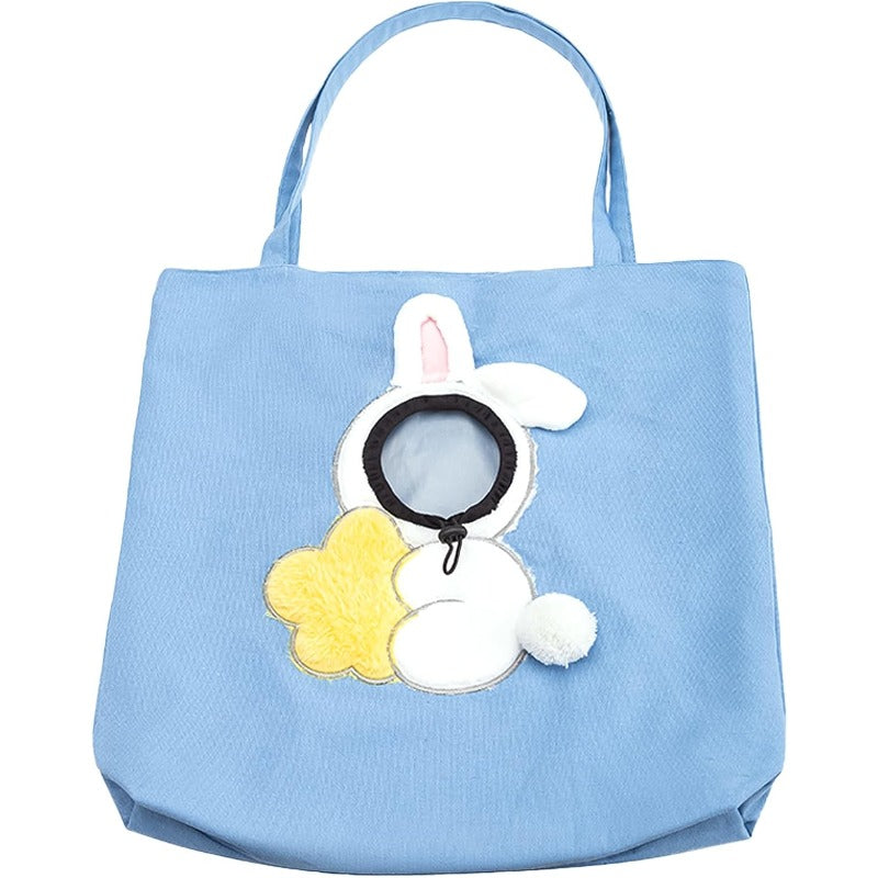 Heads Out Canvas Pet Carrier – Peek-A-Boo Cat & Small Dog Bag