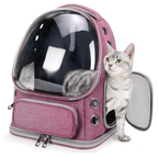 Expandable Bubble Travel Carrier Backpack for Cats & Small Dogs