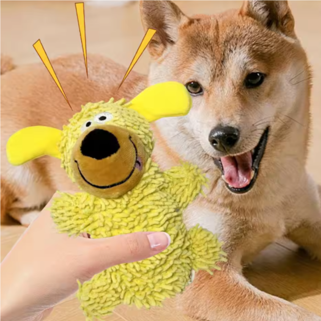 Giggling Dog Tooth-Cleaning Toy – Fun Dental Play for Happy Pups!