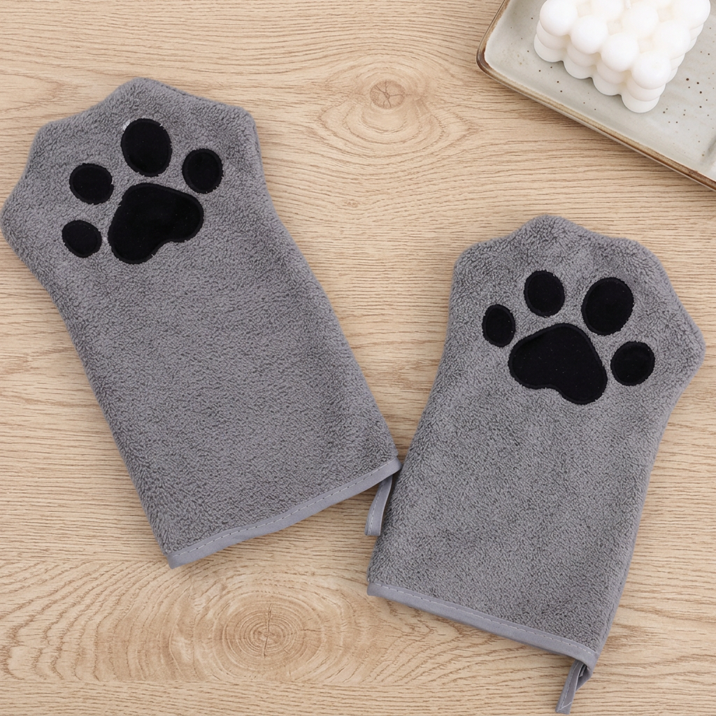 Quick-Drying Pet Towel – Super Absorbent, Soft & Compact for Dogs & Cats