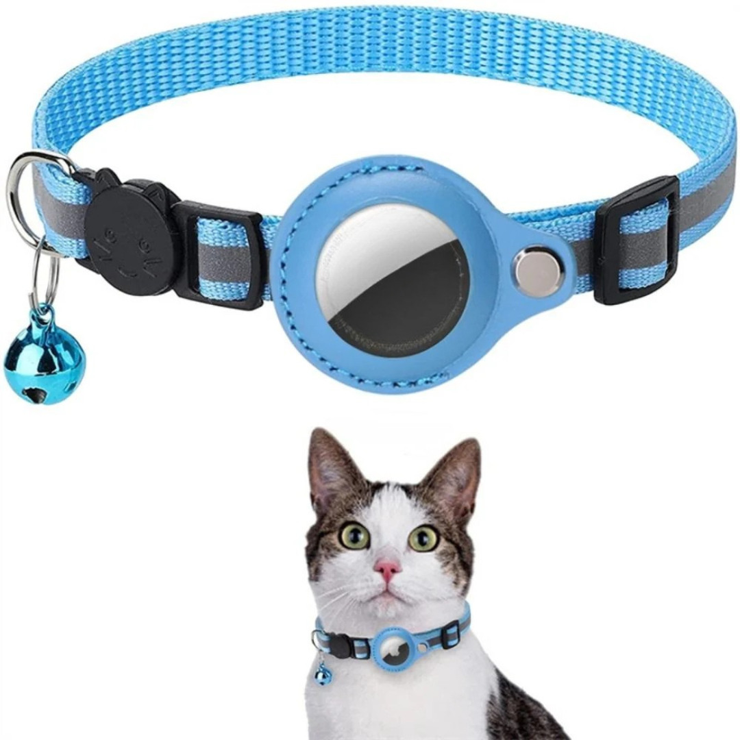 Cat Collar with Quick-Release Safety Clasp & GPS Tracker Holder