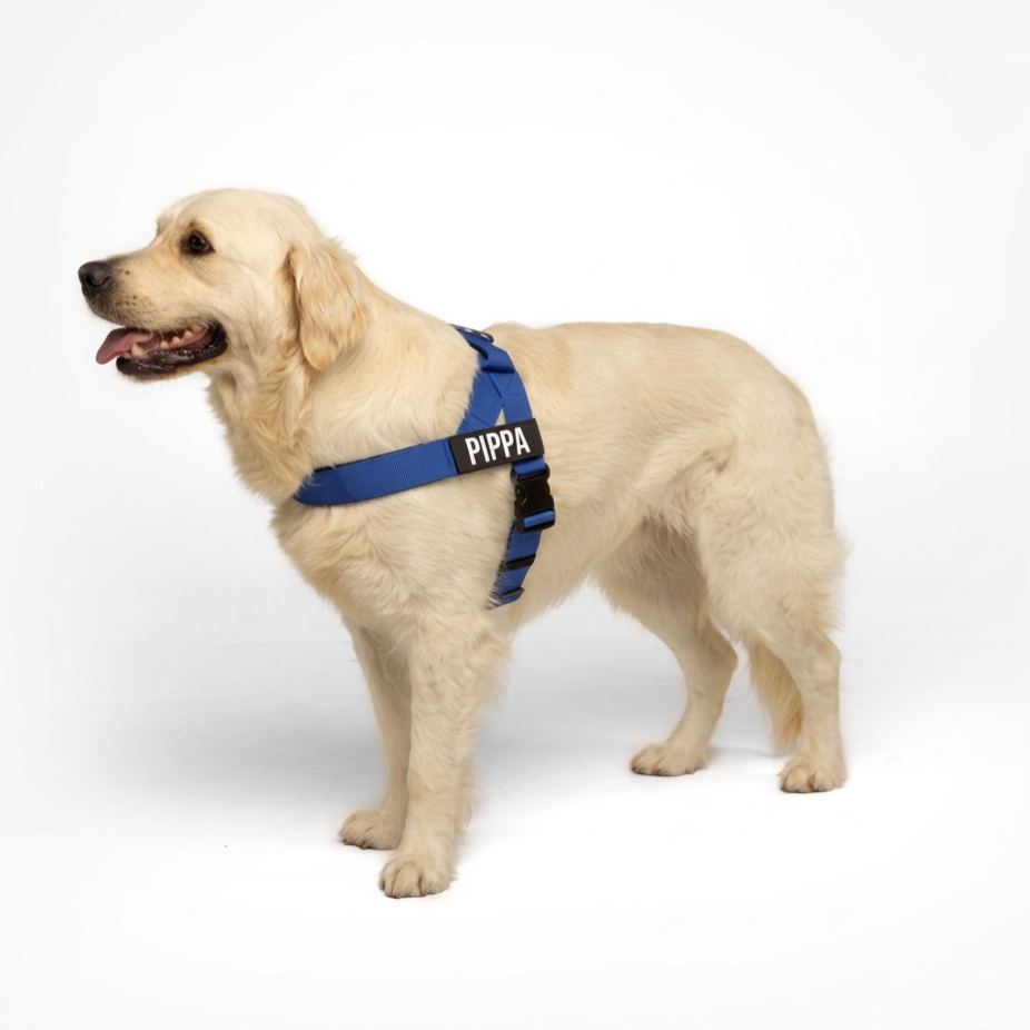 Adjustable Neck & Chafe-Resistant Dog Harness for Small Dogs – No-Pull, Soft Mesh, Easy-Click Buckle