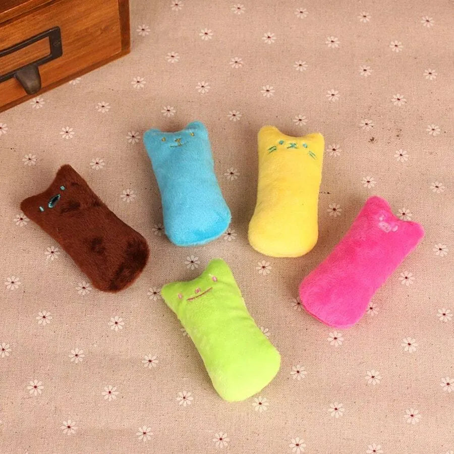 Adorable Cartoon Catnip Toy – Soft Plush Chew & Play Toy for Cats