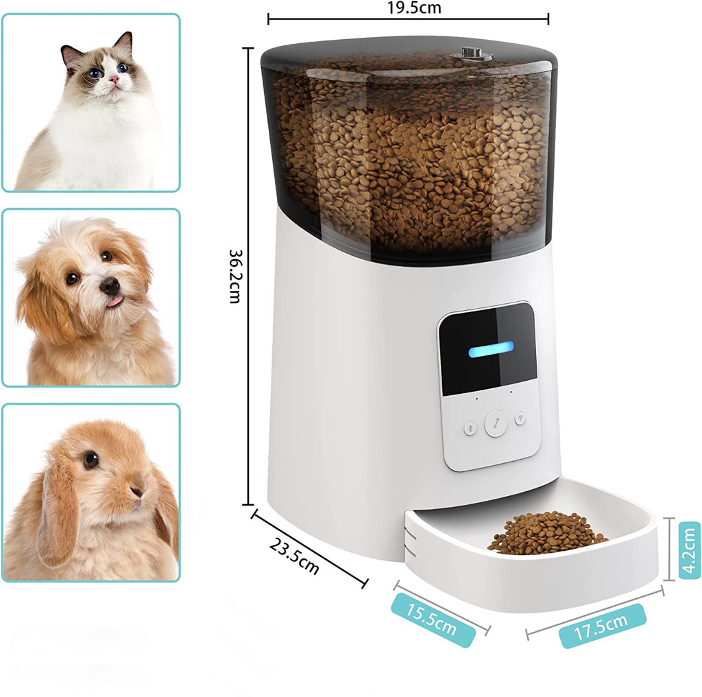 Automatic Pet Feeder – Smart Scheduled Feeding Station for Dogs & Cats