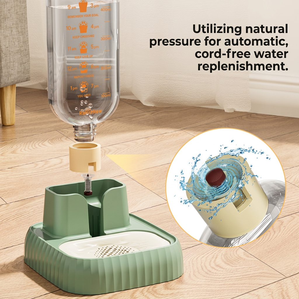 Automatic Large-Capacity Pet Water Fountain for Cats & Dogs