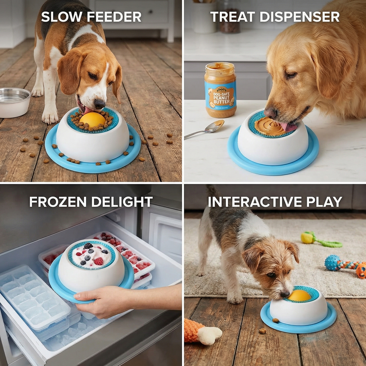 Interactive Dog Lick Mat – Slow Feeder Enrichment Toy for Calm, Stress-Relieving Play