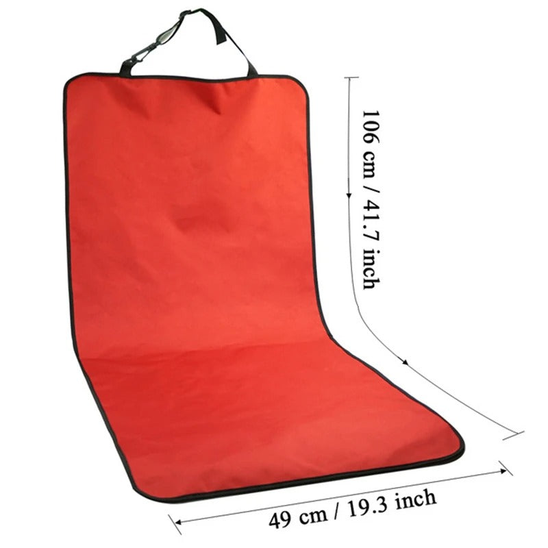 Car Back Seat Cover for Dogs & Pets – Waterproof, Non-Slip, Easy-Fit