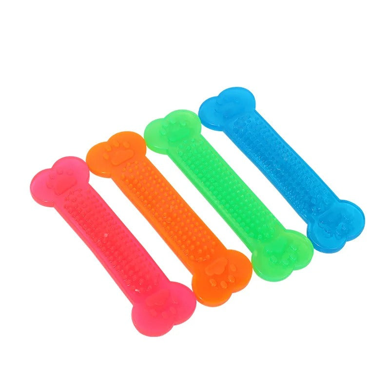 Rubber Bone Chew Toy for Aggressive Dog Chewers