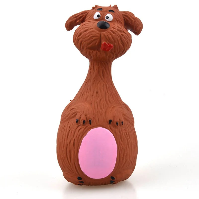 Squeaky Interactive Dog Chew Toy with Thorns & Hooks