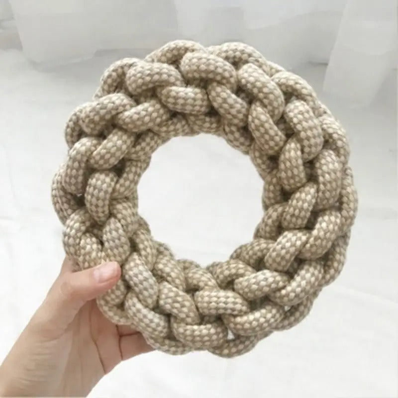 Dog Knot Toy – Fun Teeth-Cleaning Chew Toy for Puppies & Adult Dogs